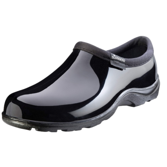 Sloggers all day comfort waterproof Shoes slip on 6 Classic Black NWT - Picture 1 of 3